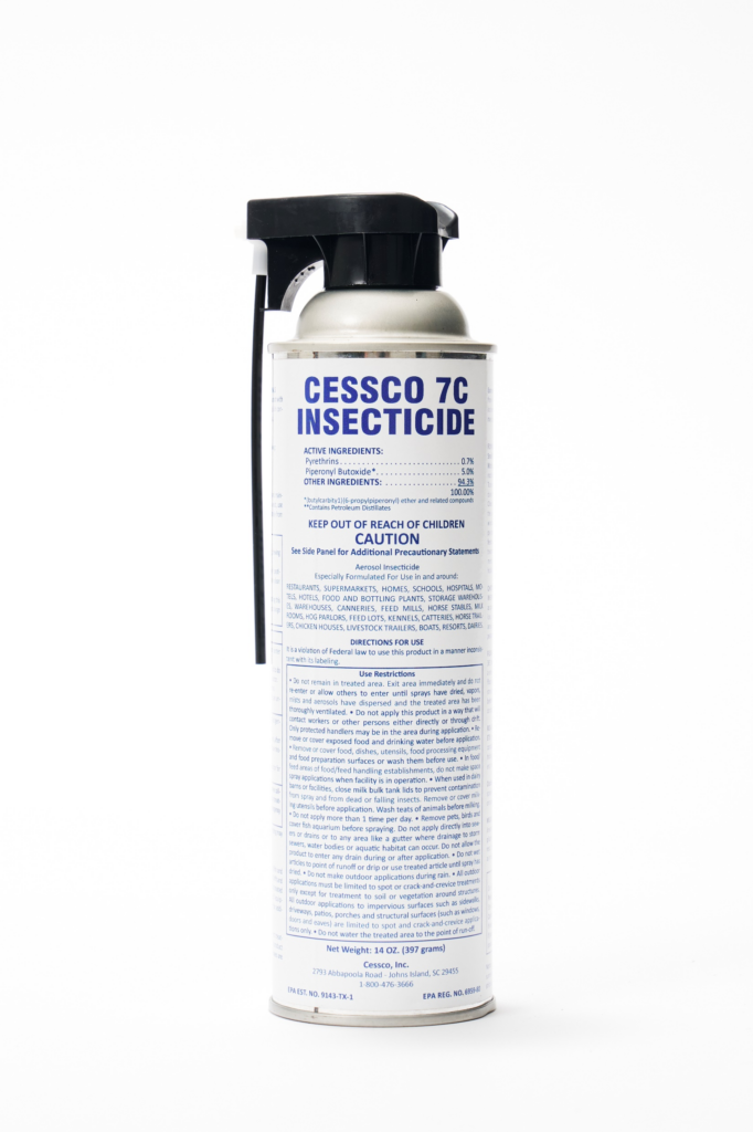 CESSCO 7C AEROSOL INSECTICIDE WITH OPTIONAL FLIP STRAW DEVICE